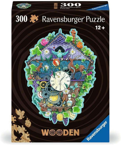 Ravensburger Cuckoo Clock Wooden Jigsaw Puzzle - Unique Pieces with Softclick Technology for Adults