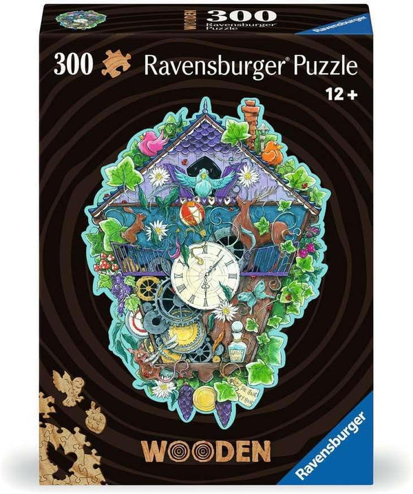 Ravensburger Cuckoo Clock Wooden Jigsaw Puzzle - Unique Pieces with Softclick Technology for Adults
