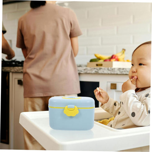 GARIOUANS 2Pcs Backpacks Portable Milk Powder Storage Container Travel Friendly Formula Dispenser for Boy Girl Compact