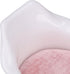 Fine Workmanship Doll House Office Chair, White Pink Round Feet Casual Rotatable Chair for 1:6 Doll House (with