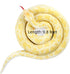 Xshelley 120 inch high Simulation Extra Long Snake, Soft Plush Toy, Snake Stuffed Animal, Large Stuffed Animal Toy