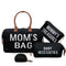 printe Mommy Diaper Bag Tote with 2 Organizers, Large Moms Bag for