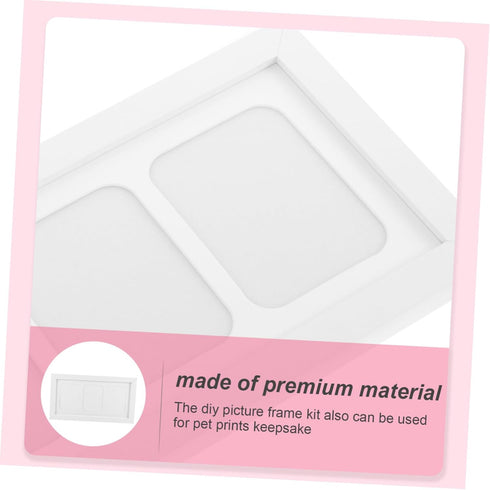 LIFKOME 1set Handprint and Footprint Keepsake Kit Ink Pad Photo Frame for Newborns Easy to Use Memory Frame for Pet