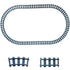 City Train Tracks Non-Powered, 24pcs Compatible Major Brands Building Block Toy Gifts