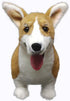 WOKI Corgi Dog 20 Inch Realistic Lifelike Louie Welsh Corgi Dog Plush Stuffed