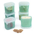 haakaa Mini Meal Silicone Storage Containers,3 oz Silicone Baby Food Containers with