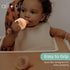 Ali+Oli (2-pc) Food & Fruit Feeder Pacifier Set (Oat & Coco), BPA-Free Silicone for Baby