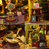 DIY Miniature Dollhouse Kit Magic Castle, Tiny House to Build, 3D Wooden Puzzle Furnishing Decor Model