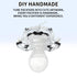 CutiePlusU Extra Large DIY Big Shield Pacifier - White
