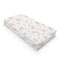 Boho Pink Floral Baby Changing Pad Cover, Soft Breathable Nursery Bedding Cradle & Bassinet Sheets 32''x16'' Vintage