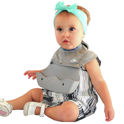 Silicone Bibs for Babies and Toddlers, Waterproof Bibs that Wipes Clean in Seconds, Premium Materials