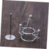 Toyvian Mini Steel Balance Toy, Newton's Balance Ball Balancing Sculpture, Perpetual Motion Machine Swing Balance Toy