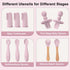 Set 14 6+ LITTLE RAWR Silicone Baby Feeding Pcs,Baby Led Weaning Supplies, Baby Spoons Suction Bowl Divided Plate Bib