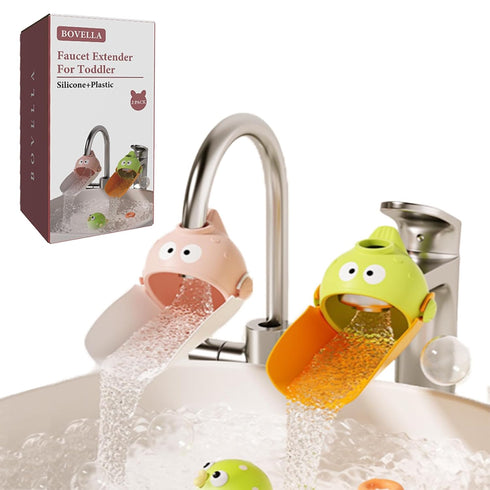 BOVELLA Faucet Extender for Toddlers, Silicone Sink Extender for Toddlers Faucet Extender for