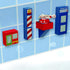 Set, BathBlocks Floating Coast Guard Red & Whte