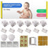 Eco-Baby Magnetic Cabinet Locks for Babies (6 Pack Locks with 2 Keys), Eco