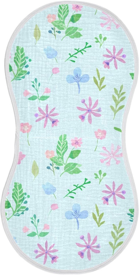 Kagirah Baby Burp Cloths, Soft Absorbent Burping Cloths for Babies, Cotton Milk Spit