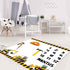 Construction Vehicle Baby Monthly Milestone Blanket, 48x40in Soft Flannel Hard Hat Tool Hammer Blanket for Newborn Gift