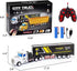 1:32 17.3" 2 3-8 RC Semi Truck Toy for Kids - Remote Control Carrier Van Transport Car, Freight Container Truck