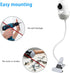 HOLACA Flexible Clip Mount for Baby Monitor Cameras, Tool-Free Bracket for Crib Without Wall Damage