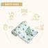 david's kids Muslin Baby Blanket - Soft Lightweight with Muslin Cotton Front, 30x40 Inches, Leaf
