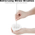 Set 10 (1/16" 1") Food-Grade Nylon Straw Brush - Sizes to - Safe for Baby Bottles & Hydro Flasks