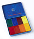 Stockmar Beeswax Block Crayons, Set of 8 Non-Toxic Jumbo Crayons for Kids & Adults, Waldorf Art Supplies in Storage Tin