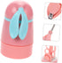 Nail Care Safe Nail Clipper and Scissors Kit for Cute Case Includes File and Tweezers for Gentle Grooming of Newborn