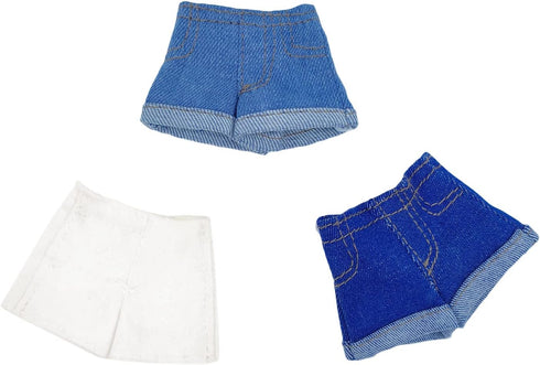 3pcs/lot Doll Clothes for 11.5" Doll Outfits, Pleated Skirt Cosplay Students Skirts, 1/6 Dolls Accessories