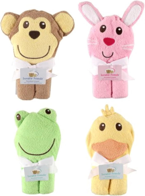 Luvable Friends Baby Hooded Towel - Adorable Duck Design