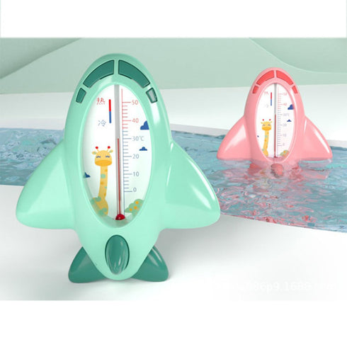 HAMPPLIES Set, 2pcs Bathing Water Thermometer Pink Floating Bath Temperature Sensor for Newborns, Waterproof Bath Water