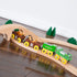 Toys 12 (18 Pcs) Wooden Engines & Train Cars Collection with Animals, Farm Safari Zoo Compatible with Thomas
