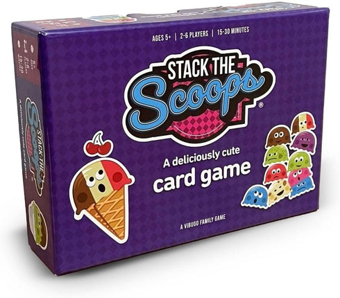Ice Cream Card Game - Fun Family Games for Kids, Color Matching, Addition and Multiplication, Travel Card Games