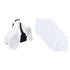 Baby Car Seat Cover and Muslin Burp Cloths, Pack of 6 Bundled