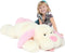 MorisMos Large Dog Stuffed Animal 31 Inch, Soft Puppy Plush Pillow for Girls Kids