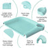 Wellgo Set Silicone Baby Dining Tray Compatible with Inglesina Fast Table Chair and Hooked High Chair, Easy to Carry Up