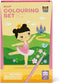 Schylling Tiger Tribe Ballet Coloring Set - Travel Take Along Art Kit