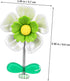 10 Pcs Car Flower Dancing Figures, Desktop Bobblehead Doll Accessories for Dashboard Decor and Ornaments