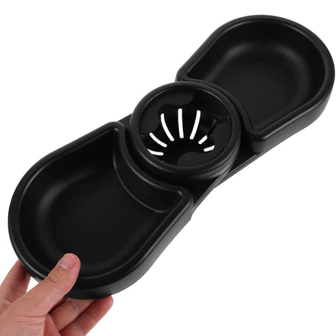 Generic Stroller Snacks Tray with Detachable One Design Food Plate Cup Holder and Tray Easy-Clean Stroller Accessory
