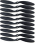 skrnrhrery Propeller 8060 8x6 for RC Airplane Quadcopter Black Soft Propeller Blades Fold