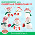 13" Animated Plush Snowman |Christmas Cheer Charlie - Claps Hands and Ears Flap to Song - If You're Happy for Xmas Clap