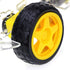 YIKESHU 4WD Smart Robot Car Chassis Kit - 2 Layer with Speed Encoder Battery Box for Kids Teens DIY