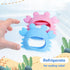 Anboor 2 Pack Baby Teething Toys: Silicone Teethers for Babies 0-6 Months, Anti Dropping Hand Teether for Teething