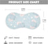 decor gift 4 Pack 22x11in Cotton Muslin Burp Cloths Soft Touch Cartoon Cute Blue Elephants Baby Feeding Cloth