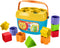 Fisher-Price Stacking Toy Baby's First Blocks Set of 10 Shapes for Infants Ages 6+ Months