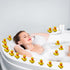 2Pcs Yellow Rubber Ducks Decor - 2.28" Finger Rubber Duck, Cute Small Rubber Ducks for Car Dashboard Decorations