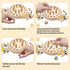Montessori Material Memory Chess Match Game, Small Cylinder Socket Stacking Sorting Material for Kids