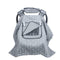 Car Seat Covers for Babies - Carseat Canopy for Newborn Carrier with 2 Layers of Mesh/Fabric, White Minky
