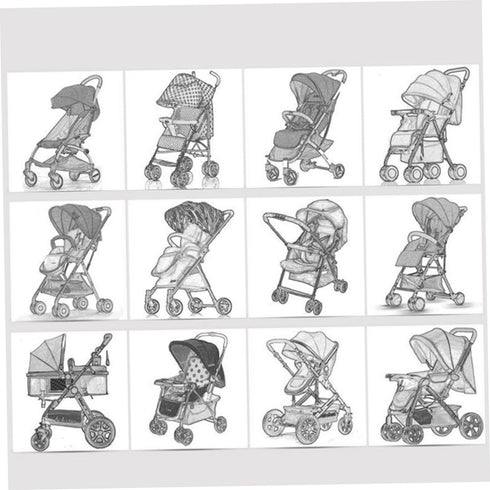 Spittle-proof Pink Baby Stroller Rain Cover, Windproof Umbrella Car Cover