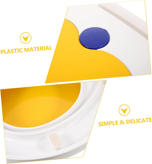 Lurrose Boy Girl U-shaped Potty Training Seat Comfortable Reusable Boy Girl Toilet Seat for Boys Girls Smooth for Safe